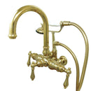 Kingston Brass CC3013T2 Vintage 3-3/8" Wall Mount Tub