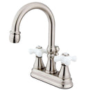 Kingston Brass KS2618PX 4 in. Centerset Bathroom Faucet