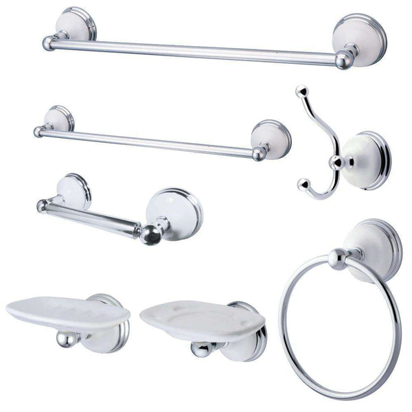 Kingston Brass BAK1110C1 Accessory Combo, Polished Chrome