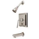 Kingston Brass KB86580ZL Silver Sage Tub & Shower