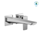 TOTO GE 1.2 GPM Wall-Mount Single-Handle Long Bathroom Faucet with COMFORT GLIDE Technology, Polished Chrome TLG07308U