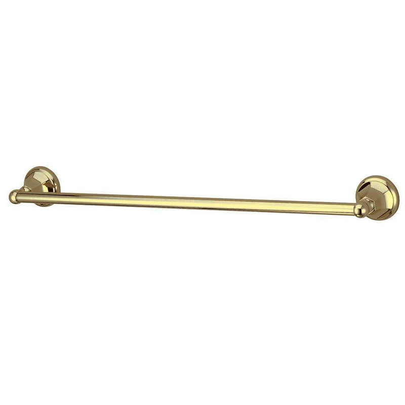 Kingston Brass BA4811PB 24" Towel Bar, Polished Brass