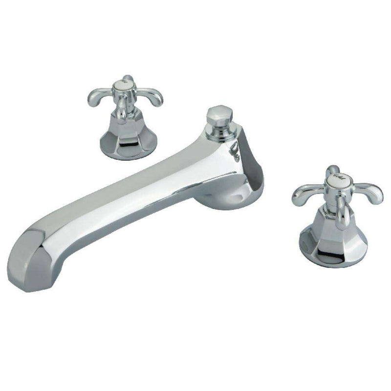 Kingston Brass KS4301TX Roman Tub Filler, Polished Chrome