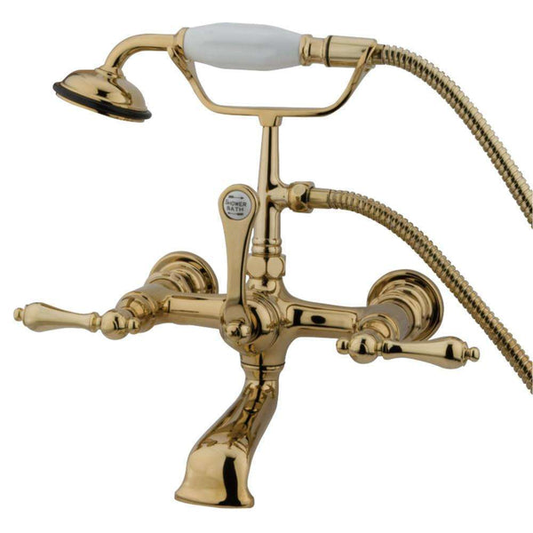 Kingston Brass CC551T2 Vintage 7" Wall Mount Tub Filler