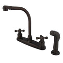 Kingston Brass KB715AXSP Centerset Kitchen Faucet Bronze