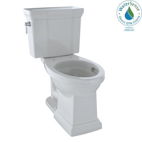 TOTO Promenade II 1G Two-Piece Elongated 1.0 GPF Universal Height Toilet with CeFiONtect, Colonial White CST404CUFG#11