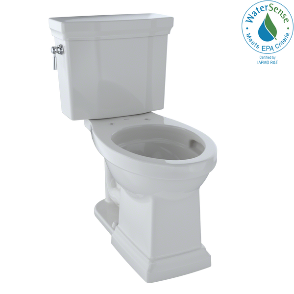 TOTO Promenade II 1G Two-Piece Elongated 1.0 GPF Universal Height Toilet with CeFiONtect, Colonial White CST404CUFG#11