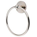 Kingston Brass BA2714PN Milano Towel Ring, Polished Nickel