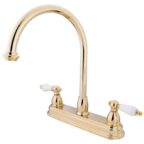 Kingston Brass KB3742PL Centerset Kitchen Faucet Brass