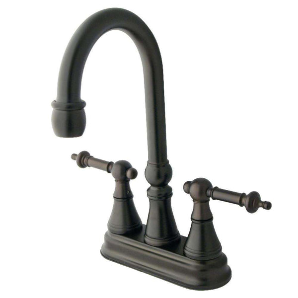 Kingston Brass KS2495TL Bar Faucet, Oil Rubbed Bronze