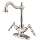 Kingston Brass KS1498TL Vessel Sink Faucet, Brushed Nickel