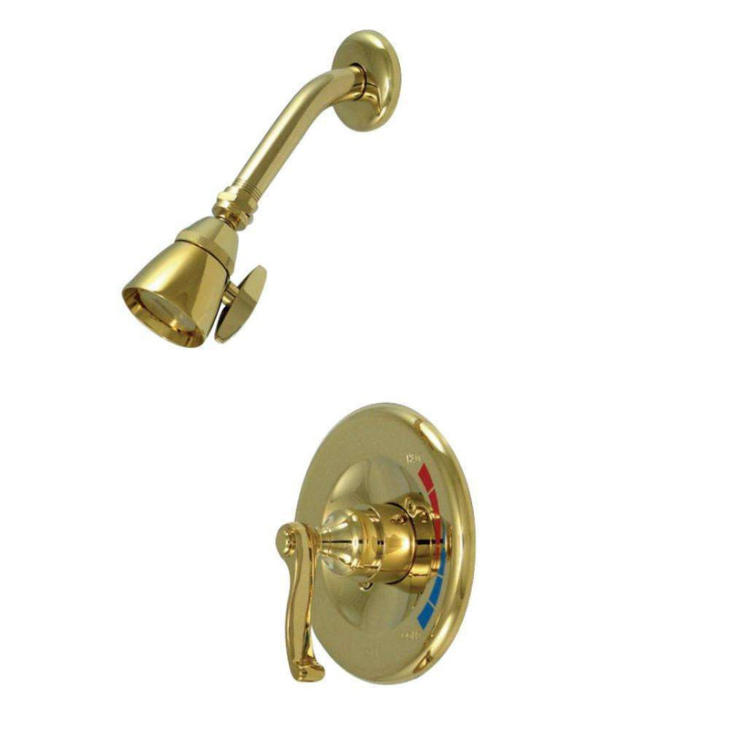 Kingston Brass KB8632FLSO Royale Shower Only, Polished Brass