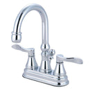 Kingston Brass KS2611DFL 4 in. Centerset Bath Faucet