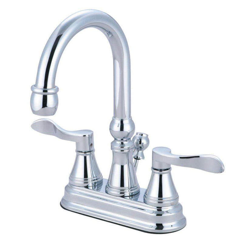 Kingston Brass KS2611DFL 4 in. Centerset Bath Faucet