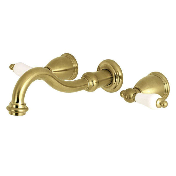 Kingston Brass KS3027PL Restoration Two-Handle 3-Hole Wall