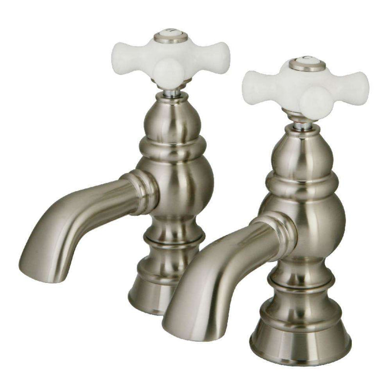 Kingston Brass CC1110T8 Basin Faucet Set, Brushed Nickel