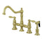 Kingston Brass KS3277ALBS Kitchen Faucet with Side Sprayer