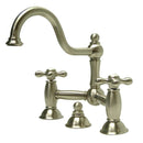 Kingston Brass KS3918AX Restoration Bathroom Bridge Faucet