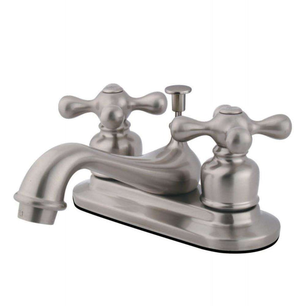 Kingston Brass GKB609B 4 in. Centerset Bathroom Faucet, Brushed