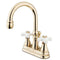 Kingston Brass KS2612PX 4 in. Centerset Bath Faucet Brass