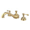 Kingston Brass KS3332BL Roman Tub Filler, Polished Brass