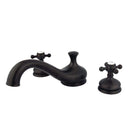 Kingston Brass KS3335BX Roman Tub Filler, Oil Rubbed Bronze