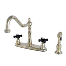 Kingston Brass KB1752PKXBS Centerset Kitchen Faucet Brass