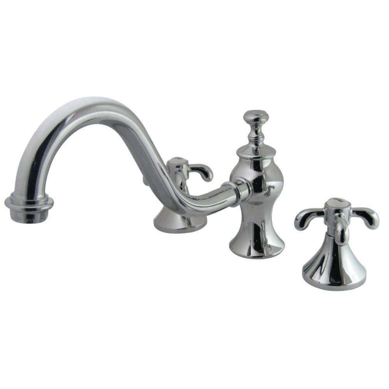 Kingston Brass KS7331TX French Country Roman Tub Filler, CP