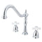 Kingston Brass KB1791PXLS Widespread Kitchen Faucet