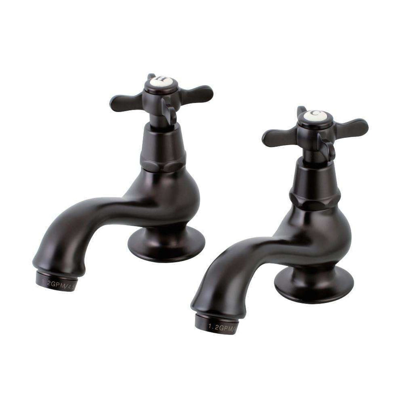 Kingston Brass KS1105BEX Basin Tap Faucet with Cross Handle