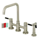 Kingston KS8288DKLBS Concord Two-Hnd Bridge Kitchen Faucet