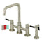 Kingston KS8288DKLBS Concord Two-Hnd Bridge Kitchen Faucet