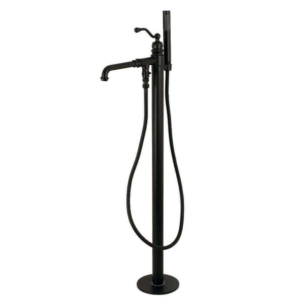 Kingston Brass KS7030ABL Freestanding Roman Tub Filler