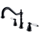 Kingston KS1995WLL 8 in. Widespread Bath Faucet Bronze