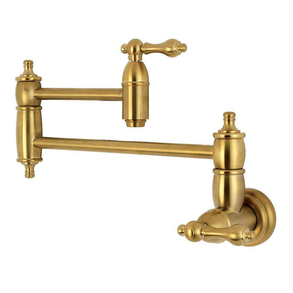 Kingston KS3107AL Restoration Wall Mount Pot Filler K Faucet