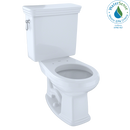 TOTO Eco Promenade Two-Piece Round 1.28 GPF Universal Height Toilet, Cotton White CST423EF